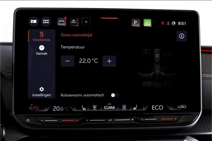 CUPRA Formentor 1.5 TSI e-Hybrid VZ Performance | Dig. Cockpit | Adapt. Cruise | Stoel-+Stuurverw. | PDC | Camera | NAV + App. Connect | ECC | Sennheiser | Elek. Klep | LM 19" | 5475