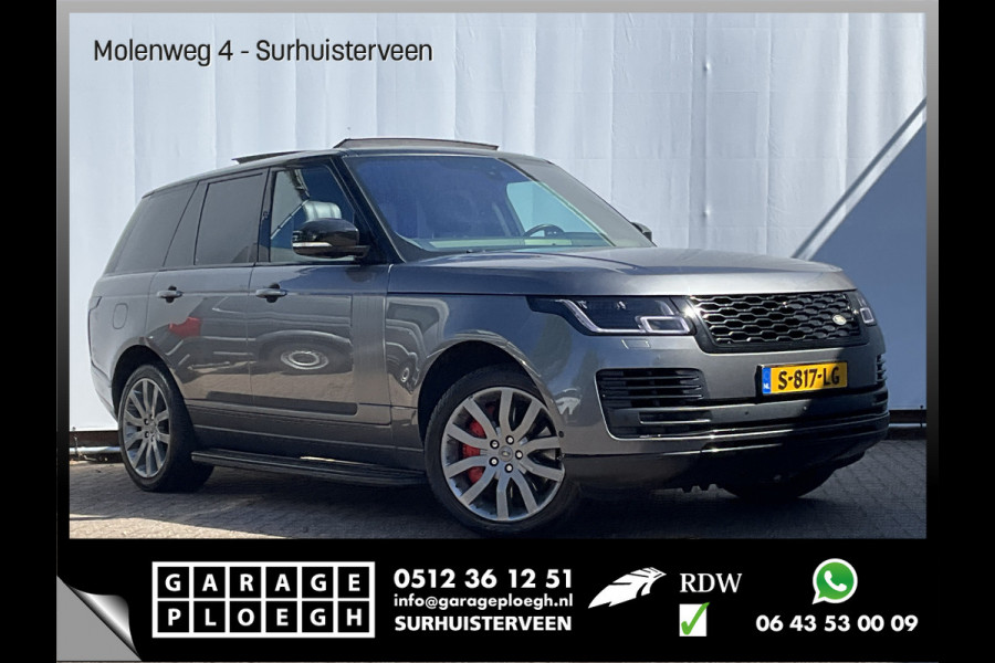 Land Rover Range Rover P400e Vogue Pano Meridian Memory Leer Luchtvering 360° Dealer-Serviced! PHEV