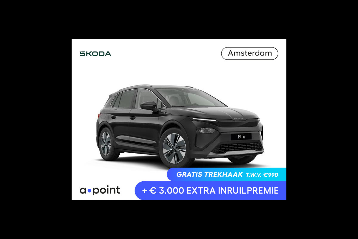 Škoda Elroq 60 Business Edition 190pk | Trekhaak | Travel Assist | stoel- en stuurverwarming | Keyless entry |