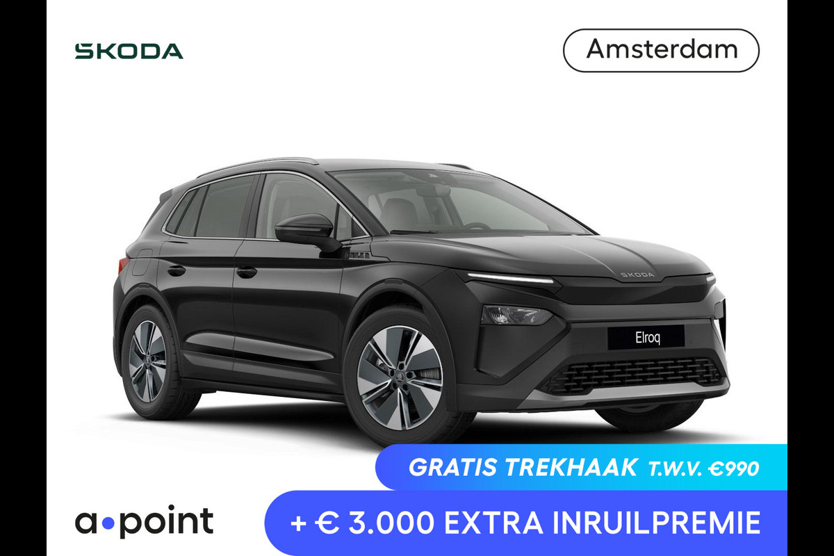 Škoda Elroq 85 Business Edition 286 pk | Travel Assist | stoel- en stuurverwarming | Keyless entry | 19" lichtmetaal |