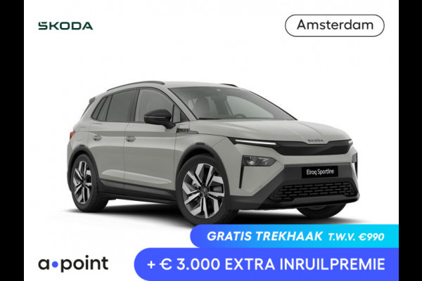 Škoda Elroq 85 Sportline | Travel Assist | 20" lichtmetaal | stoel- en stuurverwarming | Keyless entry |
