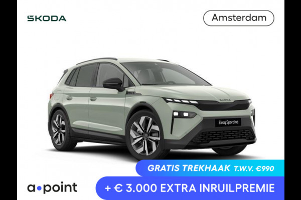 Škoda Elroq 85 Sportline | elektr. achterklep | Matrix LED | Travel Assist | Stuur - en stoelverwarming |