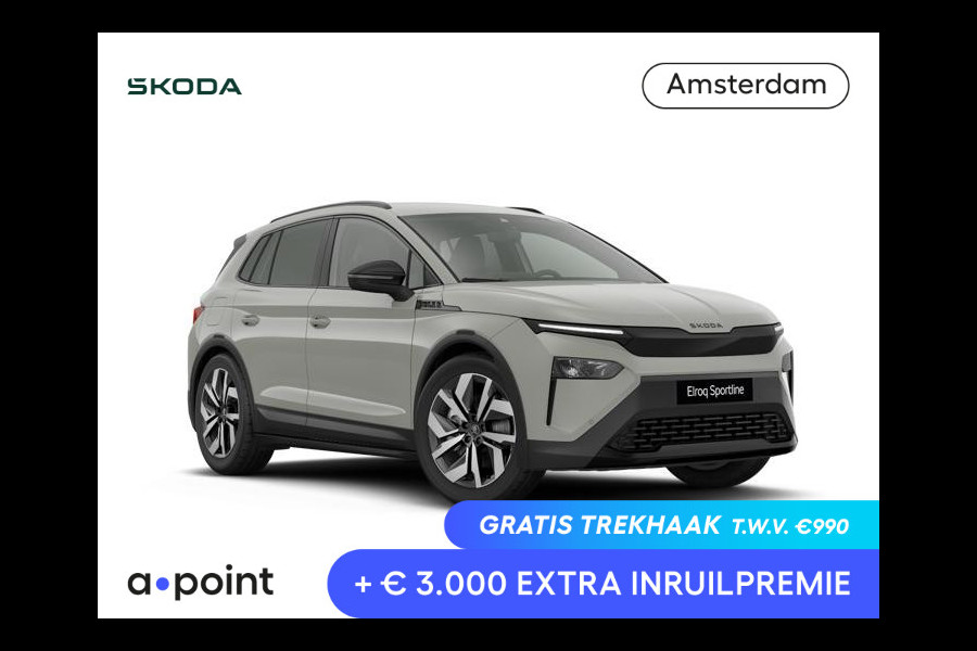 Škoda Elroq 85 Sportline | Travel Assist | 20" lichtmetaal | stoel- en stuurverwarming | Keyless entry |