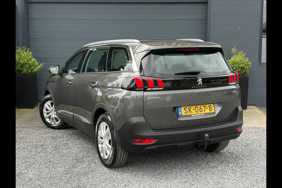 Peugeot 5008 1.2 PureTech Active 1e Eigenaar,D-riem 12-2023,Trekhaak,7 Persoons,6 Bak,Carplay,Clima,Cruise,131pk,Pdc,Dealer Onderhouden,N.A.P,Apk tot 05-2027