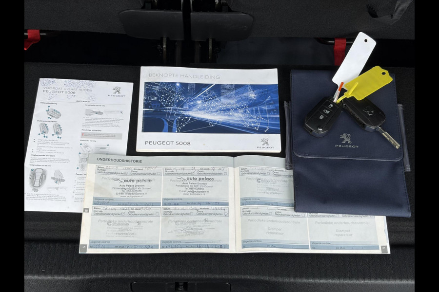 Peugeot 5008 1.2 PureTech Active 1e Eigenaar,D-riem 12-2023,Trekhaak,7 Persoons,6 Bak,Carplay,Clima,Cruise,131pk,Pdc,Dealer Onderhouden,N.A.P,Apk tot 05-2027