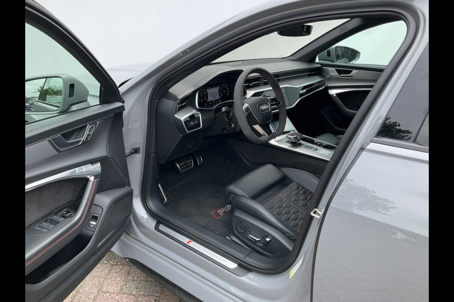 Audi RS6 4.0 TFSI 600PK Ceramic HUD Carbon Nardo 4WS Pano.dak Softclose B&O 360° Dealer-Serviced!