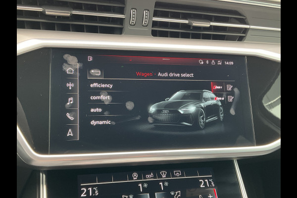 Audi RS6 4.0 TFSI 600PK Ceramic HUD Carbon Nardo 4WS Pano.dak Softclose B&O 360° Dealer-Serviced!