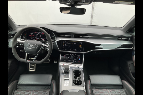 Audi RS6 4.0 TFSI 600PK Ceramic HUD Carbon Nardo 4WS Pano.dak Softclose B&O 360° Dealer-Serviced!