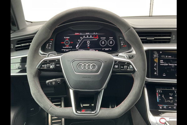 Audi RS6 4.0 TFSI 600PK Ceramic HUD Carbon Nardo 4WS Pano.dak Softclose B&O 360° Dealer-Serviced!