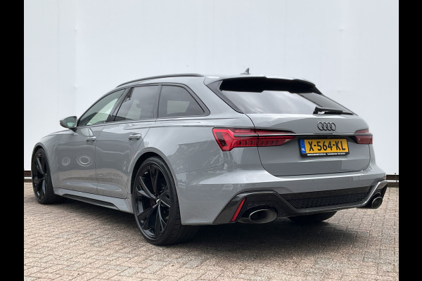 Audi RS6 4.0 TFSI 600PK Ceramic HUD Carbon Nardo 4WS Pano.dak Softclose B&O 360° Dealer-Serviced!