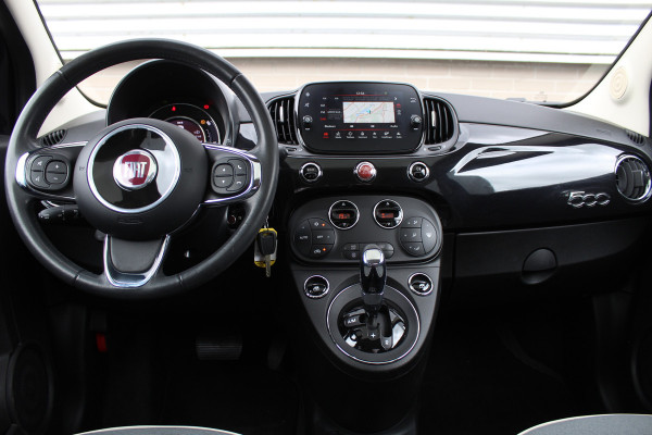 Fiat 500 0.9 TwinAir Turbo Lounge | Lage KM! | Panoramadak | Parkeersensoren | Navigatie