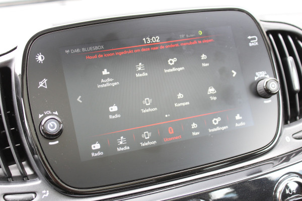 Fiat 500 0.9 TwinAir Turbo Lounge | Lage KM! | Panoramadak | Parkeersensoren | Navigatie