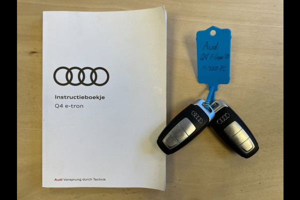 Audi Q4 e-tron 40 Advanced edition 77 kWh|89% SOH|ELEK.TREKHAAK|ACC|CARPLAY|CAMERA|STOELVERWARM.|NAP|NL-AUTO|INCL.BTW|1e EIGENAAR|