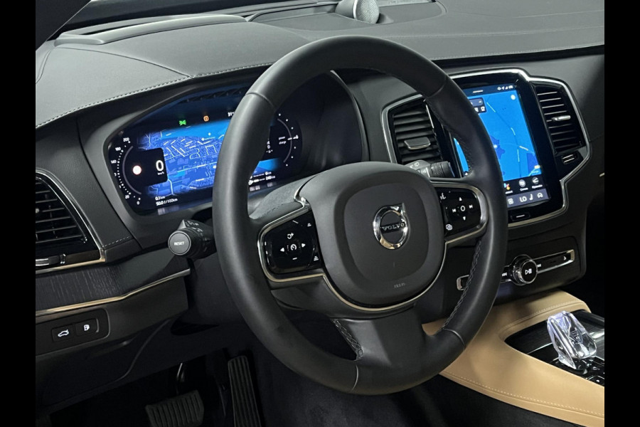 Volvo XC90 2.0 T8 Recharge AWD Ultra Dark Luchtvering | Bowers & Wilkins | Massage | Stoel-/Stuurverwarming | 360 camera | Head-up | 22" wielen | Google