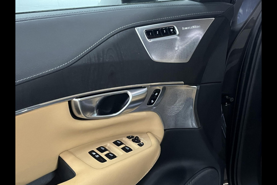 Volvo XC90 2.0 T8 Recharge AWD Ultra Dark Luchtvering | Bowers & Wilkins | Massage | Stoel-/Stuurverwarming | 360 camera | Head-up | 22" wielen | Google