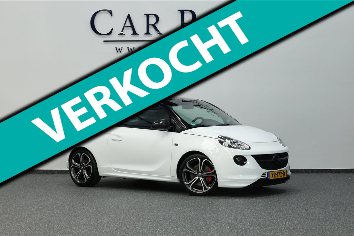 Opel ADAM 1.4 Turbo S 150+PK LED/ALCANTARA HEMEL/LEDER/LMV/CRUISE/ECC/12 MND GARANTIE!