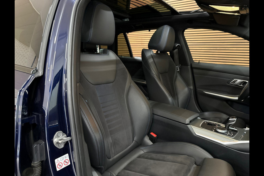 BMW 3 Serie Touring 330e High Executive M-Sport| Panorama | ACC | Trekhaak | 360° Camera | HiFi | Leder/Alcantara | Tansanite Blue