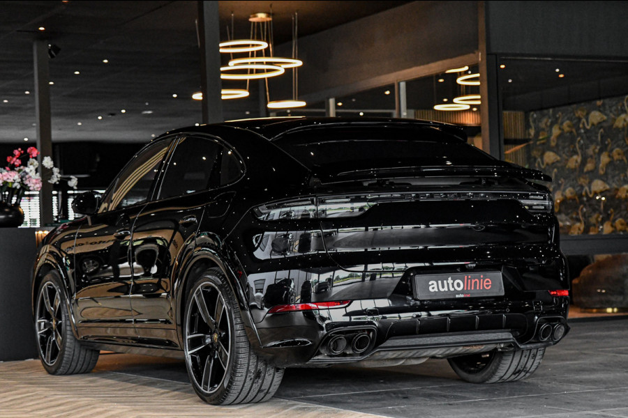 Porsche Cayenne Coupé 3.0 E-Hybrid Sport Design Platinum, Chrono, Luchtv, Sportuitl, Pano, Softcl, ACC,360,Koeling,HUD,Entertainme