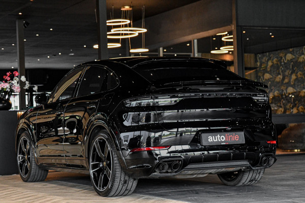 Porsche Cayenne Coupé 3.0 E-Hybrid Sport Design Platinum, Chrono, Luchtv, Sportuitl, Pano, Softcl, ACC,360,Koeling,HUD,Entertainme