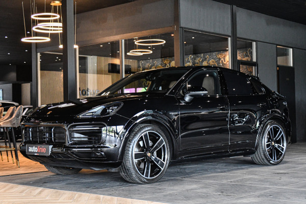 Porsche Cayenne Coupé 3.0 E-Hybrid Sport Design Platinum, Chrono, Luchtv, Sportuitl, Pano, Softcl, ACC,360,Koeling,HUD,Entertainme