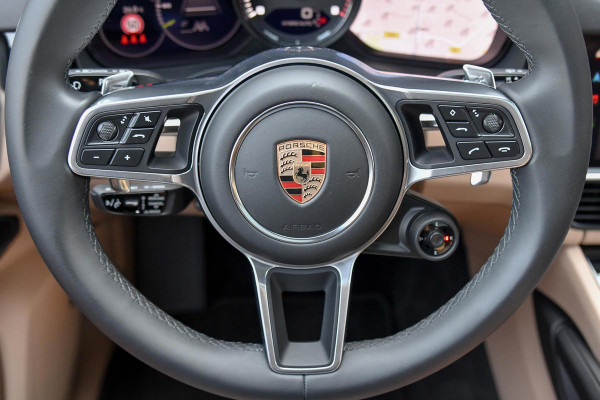 Porsche Cayenne Coupé 3.0 E-Hybrid Sport Design Platinum, Chrono, Luchtv, Sportuitl, Pano, Softcl, ACC,360,Koeling,HUD,Entertainme