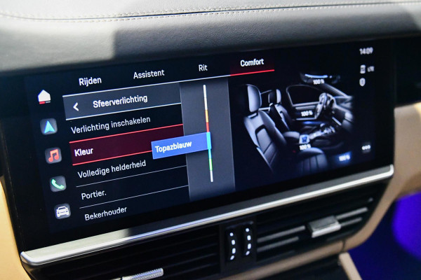 Porsche Cayenne Coupé 3.0 E-Hybrid Sport Design Platinum, Chrono, Luchtv, Sportuitl, Pano, Softcl, ACC,360,Koeling,HUD,Entertainme