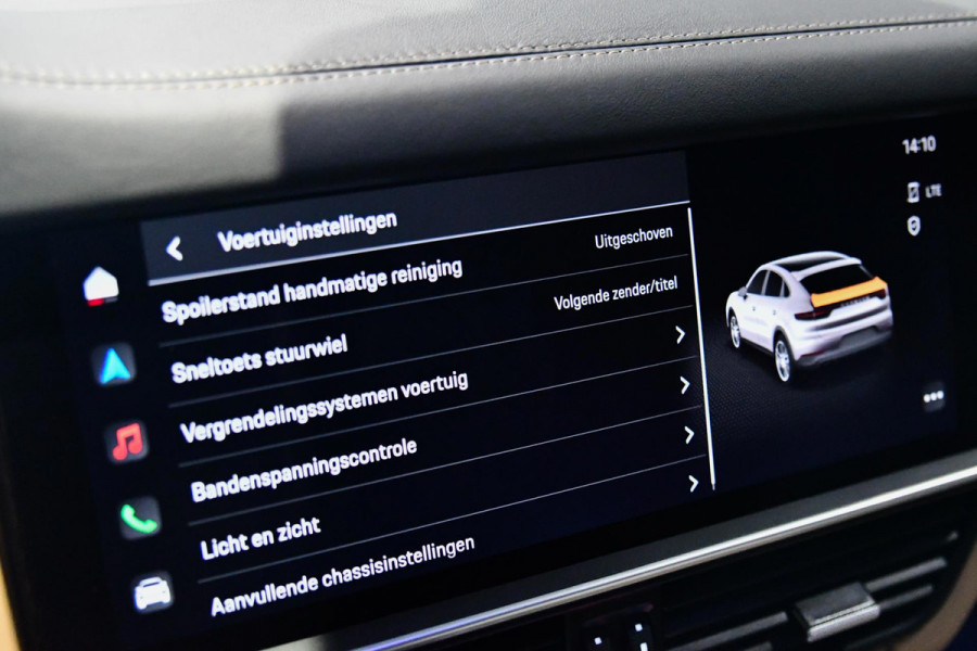 Porsche Cayenne Coupé 3.0 E-Hybrid Sport Design Platinum, Chrono, Luchtv, Sportuitl, Pano, Softcl, ACC,360,Koeling,HUD,Entertainme