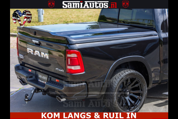 Dodge Ram LONGHORN ® EDITION | NEW SADDLE LEATHER | VIRTUAL | HEAD UP | PANODAK | LUCHTVERING | BOM VOL | DC | 5,7L V8 HEMI 402 PK | CREW CAB | DUBBELE CABINE | 4X4 | 5 PERSOONS | GRIJSKENTEKEN | LIMITED