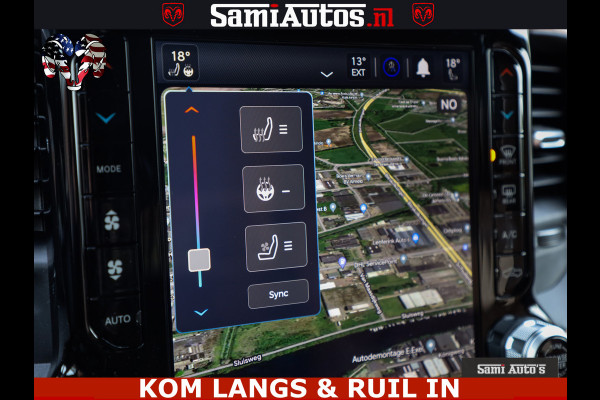 Dodge Ram LONGHORN ® EDITION | NEW SADDLE LEATHER | VIRTUAL | HEAD UP | PANODAK | LUCHTVERING | BOM VOL | DC | 5,7L V8 HEMI 402 PK | CREW CAB | DUBBELE CABINE | 4X4 | 5 PERSOONS | GRIJSKENTEKEN | LIMITED