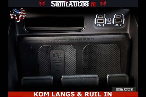 Dodge Ram LONGHORN ® EDITION | NEW SADDLE LEATHER | VIRTUAL | HEAD UP | PANODAK | LUCHTVERING | BOM VOL | DC | 5,7L V8 HEMI 402 PK | CREW CAB | DUBBELE CABINE | 4X4 | 5 PERSOONS | GRIJSKENTEKEN | LIMITED