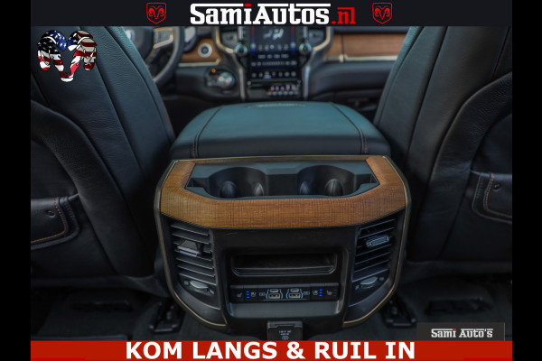Dodge Ram LONGHORN ® EDITION | NEW SADDLE LEATHER | VIRTUAL | HEAD UP | PANODAK | LUCHTVERING | BOM VOL | DC | 5,7L V8 HEMI 402 PK | CREW CAB | DUBBELE CABINE | 4X4 | 5 PERSOONS | GRIJSKENTEKEN | LIMITED