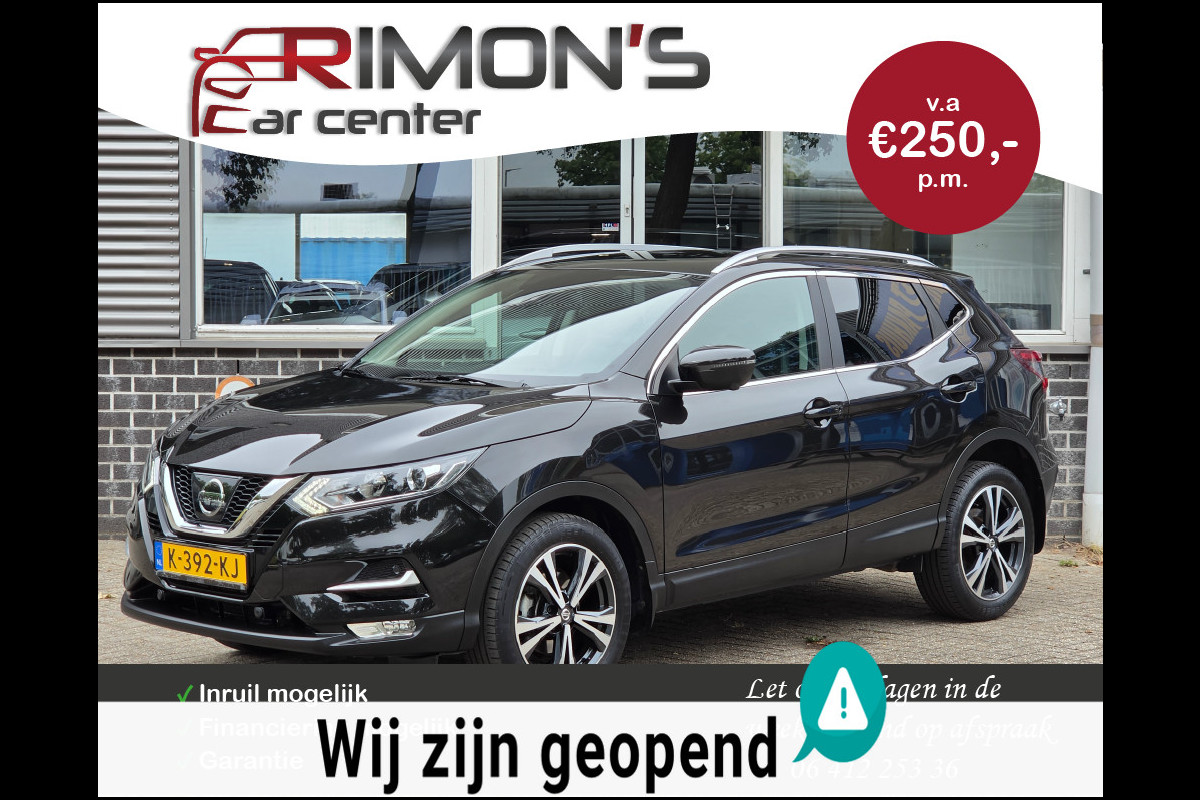 Nissan QASHQAI 1.2 Tekna Aut 360 Camera Navi Leder Pano