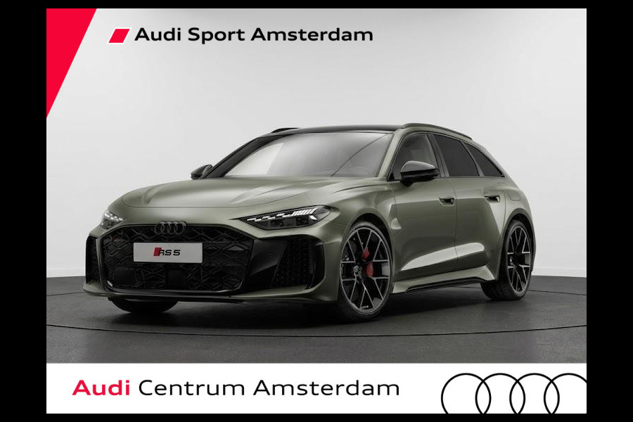 Audi RS5 Avant e-hybrid 470 kW / 639 pk | Audi Sportpakket | B&O Premium soundsysteem | Remzadels rood | Panorama-glasdak |