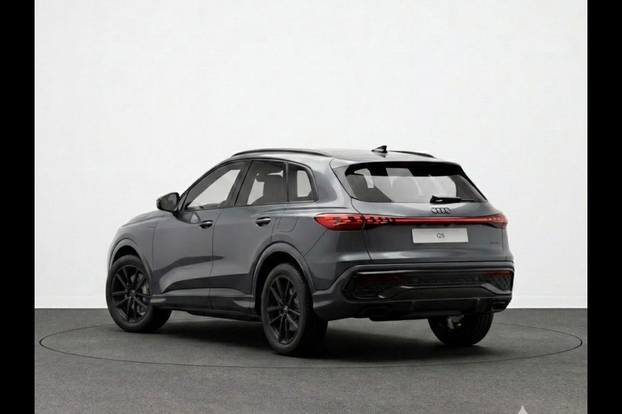Audi Q5 S edition e-hybrid 299 pk |  Panorama-glasdak |  Techniekpakket plus |  Trekhaak, elektr. wegklapbaar |  MMI bijrijdersdisplay |