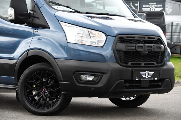 Ford Transit 350 2.0 TDCI L3H2 Raptor Edition Camera, Cruise, Carplay, 130pk, Automaat, Trekhaak, Multimedia,
