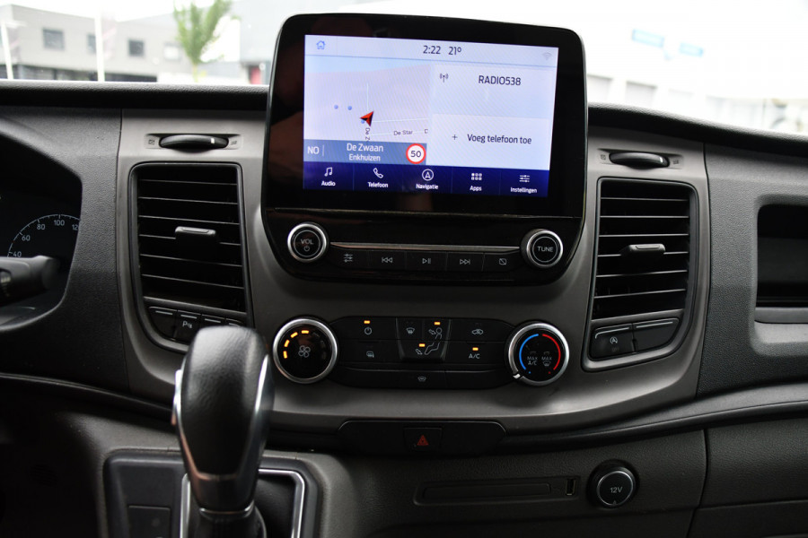 Ford Transit 350 2.0 TDCI L3H2 Raptor Edition Camera, Cruise, Carplay, 130pk, Automaat, Trekhaak, Multimedia,