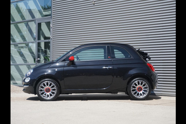 Fiat 500C Hybrid RED | Cabrio | Airco | Cruise | PDC | Apple Carplay