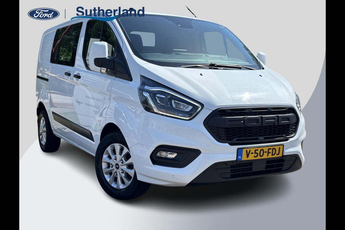 Ford Transit Custom 300 2.0 TDCI L1H1 Trend 130pk Automaat | Trekhaak | Carplay & Android Auto | 3 zits | Achteruitrijcamera | Cruise control | Stoelverwarming