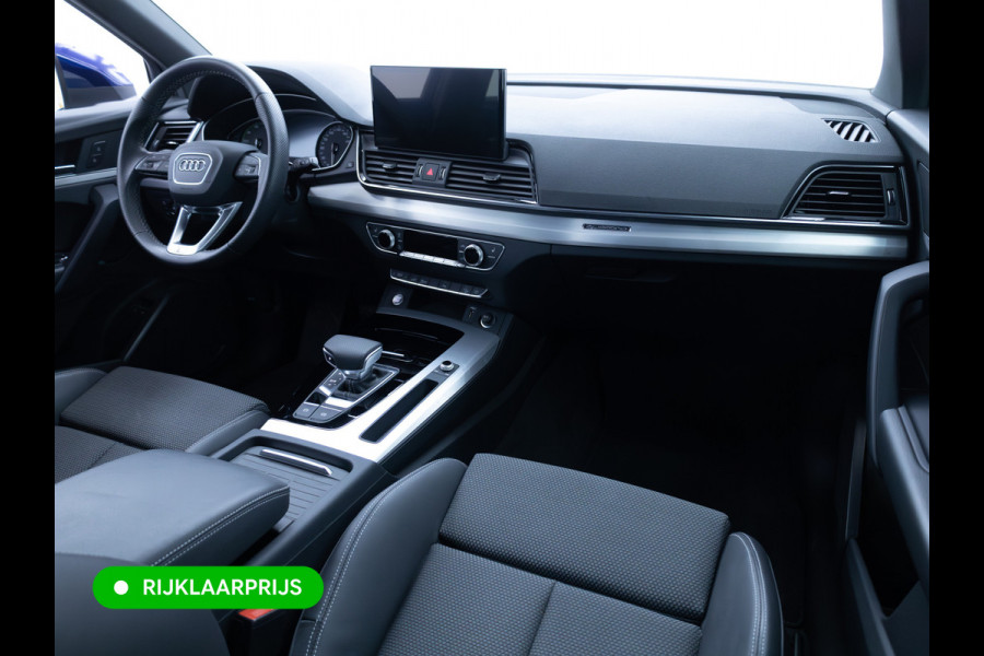 Audi Q5 50 TFSI e S edition | Panoramadak | Adaptive cruise | El. achterklep | Stoelverwarming | App-connect | Matrix led, Aut. groot licht, 3-zone climate control, 20 inch