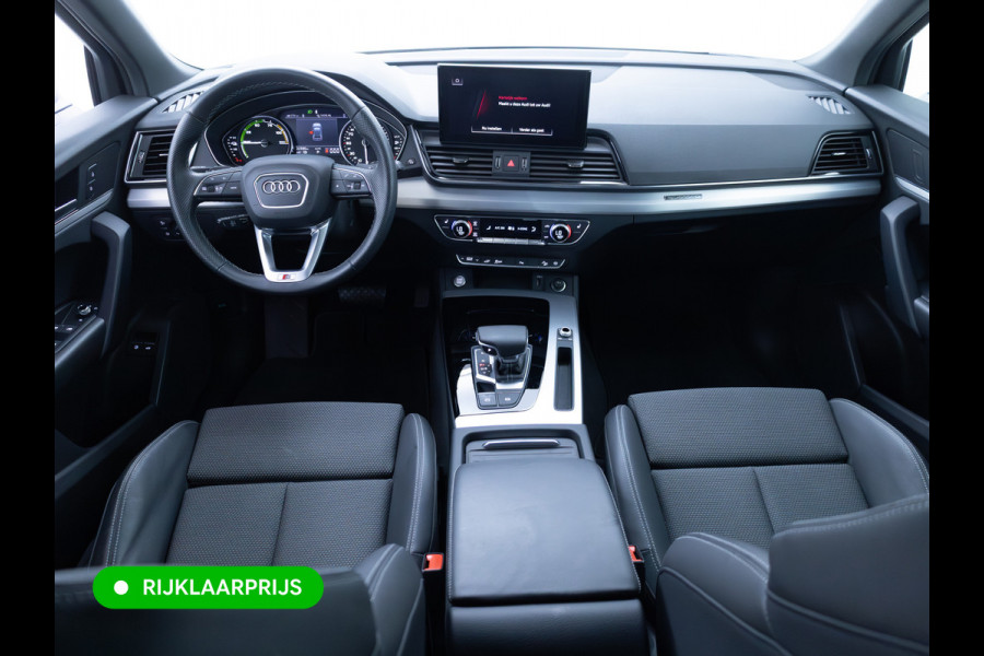 Audi Q5 50 TFSI e S edition | Panoramadak | Adaptive cruise | El. achterklep | Stoelverwarming | App-connect | Matrix led, Aut. groot licht, 3-zone climate control, 20 inch