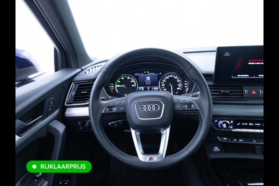 Audi Q5 50 TFSI e S edition | Panoramadak | Adaptive cruise | El. achterklep | Stoelverwarming | App-connect | Matrix led, Aut. groot licht, 3-zone climate control, 20 inch