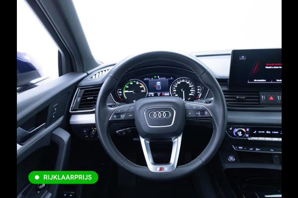 Audi Q5 50 TFSI e S edition | Panoramadak | Adaptive cruise | El. achterklep | Stoelverwarming | App-connect | Matrix led, Aut. groot licht, 3-zone climate control, 20 inch