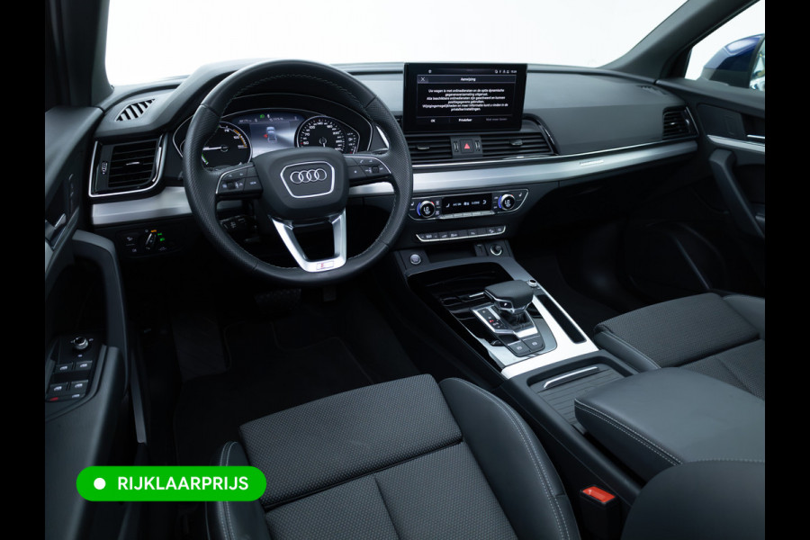 Audi Q5 50 TFSI e S edition | Panoramadak | Adaptive cruise | El. achterklep | Stoelverwarming | App-connect | Matrix led, Aut. groot licht, 3-zone climate control, 20 inch