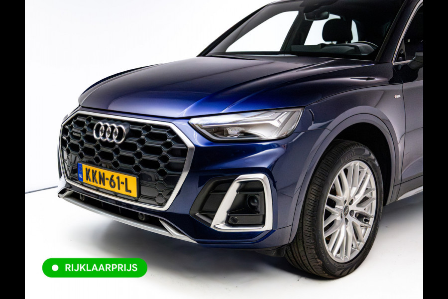 Audi Q5 50 TFSI e S edition | Panoramadak | Adaptive cruise | El. achterklep | Stoelverwarming | App-connect | Matrix led, Aut. groot licht, 3-zone climate control, 20 inch