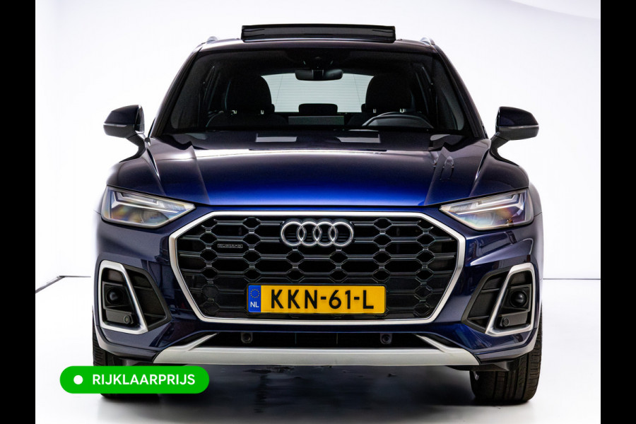 Audi Q5 50 TFSI e S edition | Panoramadak | Adaptive cruise | El. achterklep | Stoelverwarming | App-connect | Matrix led, Aut. groot licht, 3-zone climate control, 20 inch