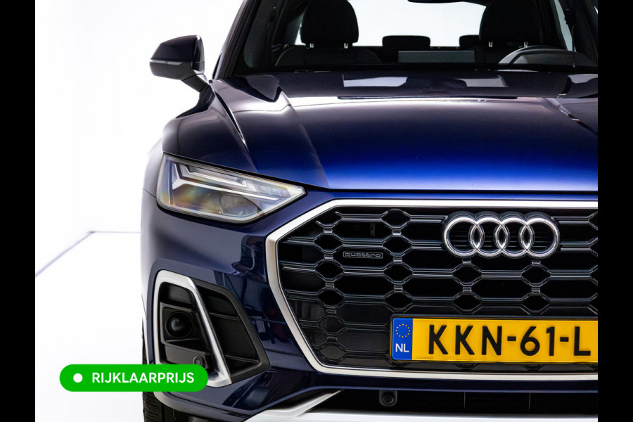 Audi Q5 50 TFSI e S edition | Panoramadak | Adaptive cruise | El. achterklep | Stoelverwarming | App-connect | Matrix led, Aut. groot licht, 3-zone climate control, 20 inch