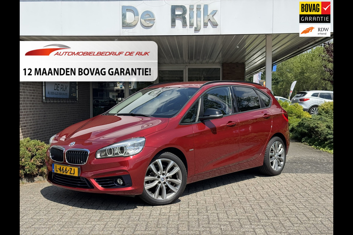 BMW 2 Serie Active Tourer 218i High Executive | Navi, Cruise, Clima, Stoelverw., Bluetooth, 18" LMV | Dealeronderhouden |