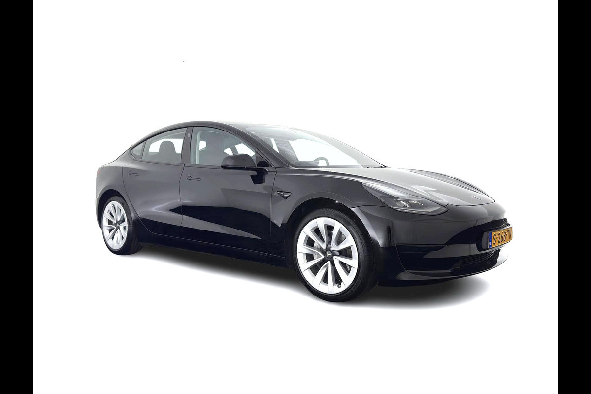 Tesla Model 3 Standard RWD Plus 60 kWh [3-Fase-11kW] {SoH-90%} (INCL-BTW) Aut. *PANO | AUTOPILOT | LEATHER | KEYLESS | FULL-LED | MEMORY-PACK | TOPVIEW | DAB | CARPLAY | DIGI-COCKPIT | LANE-ASSIST | HEATED- COMFORTSEATS | 19"ALU*