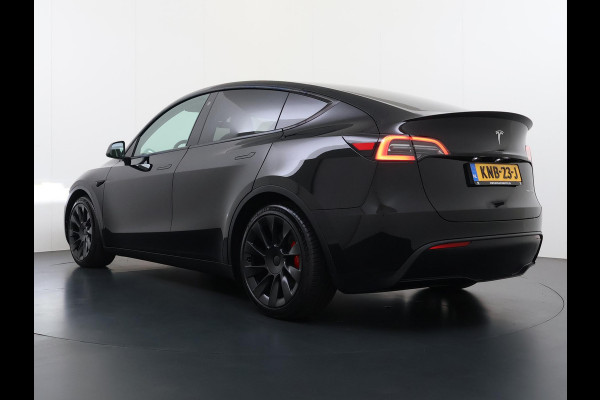 Tesla Model Y Performance AWD 75 kWh SOH 94% RIJKLAAR GELEVERD | TESLA FABRIEKSGARANTIT TOT 3-2027 OF 80.000 | TESLA GARANTIE ACCU + AANDRIJFLIJN T/M 03-2031/ 192.000KM|