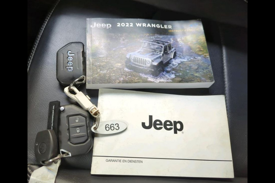 Jeep Wrangler Unlimited 4xe Hybride 380 Sahara / Trekhaak / Leder / Stuur-Stoelverwarming / Pdc.+Camera / Comf.& Convenience Pack / Apk 04-2028